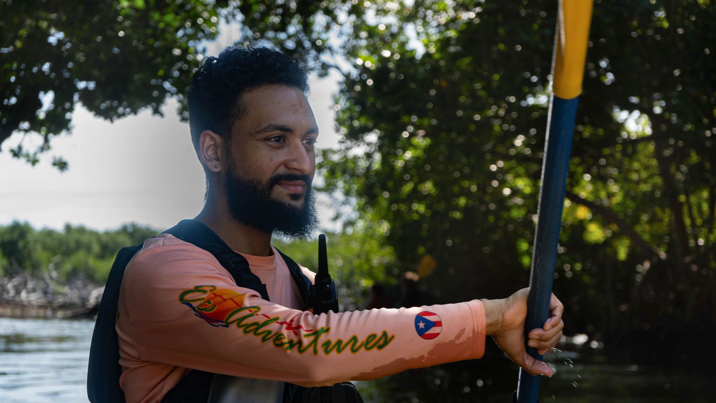 a man holding a baseball bat
