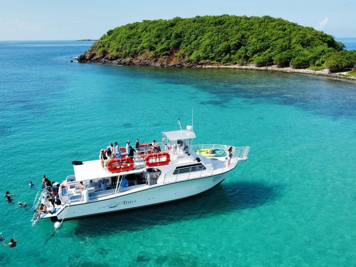 a small boat in a body of water